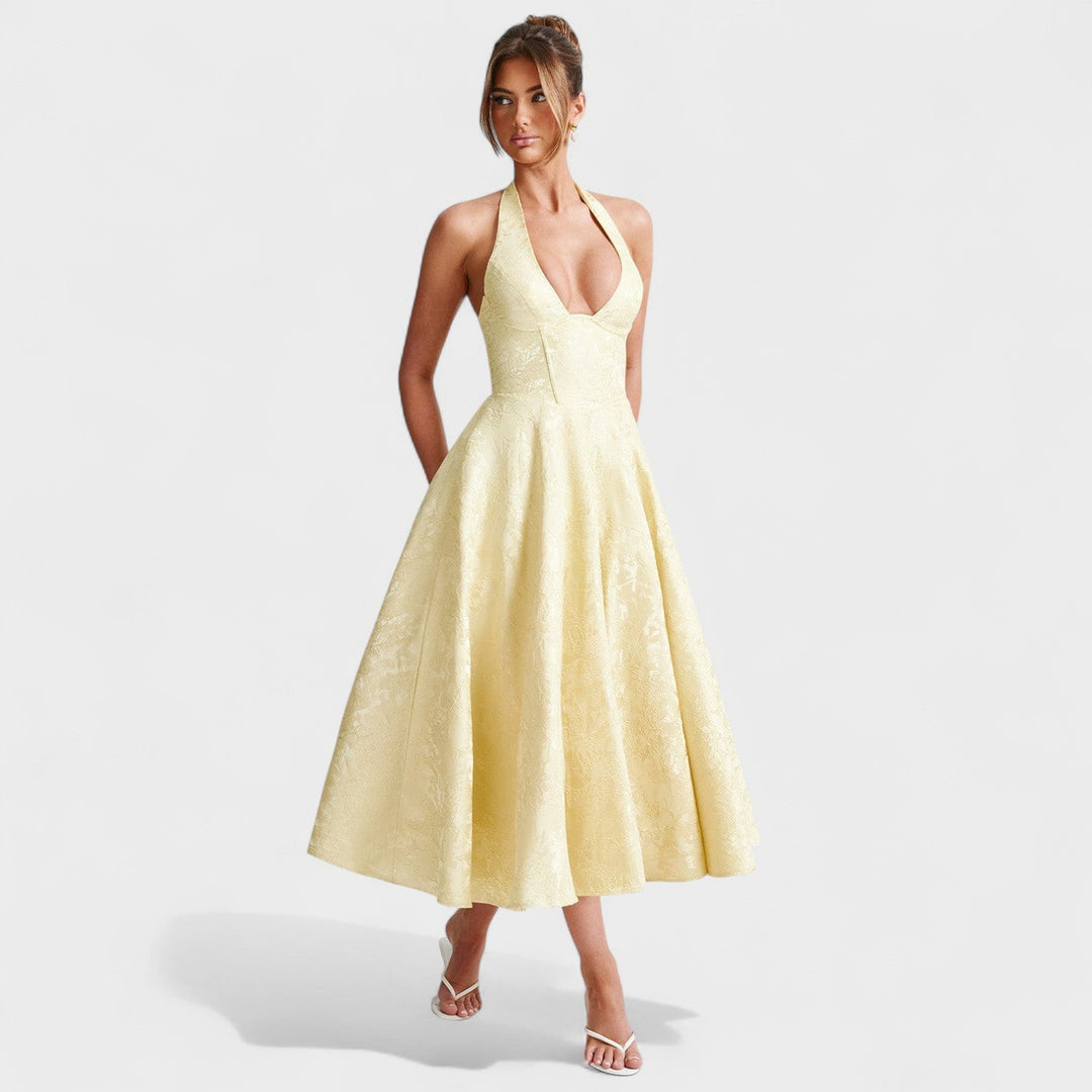 Olivia Sydney - Textured Midi Dress