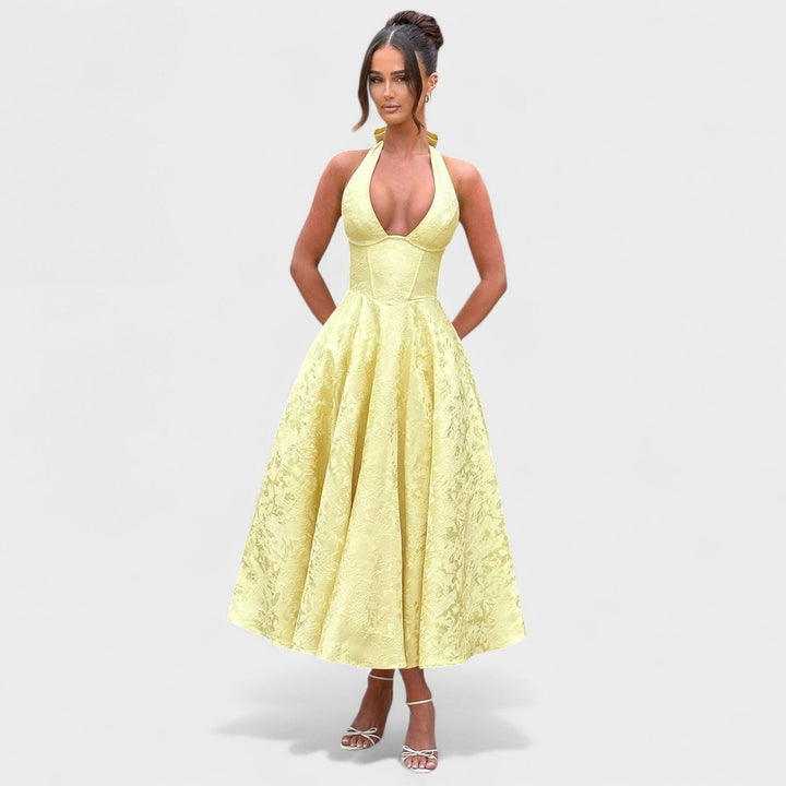 Olivia Sydney - Textured Midi Dress