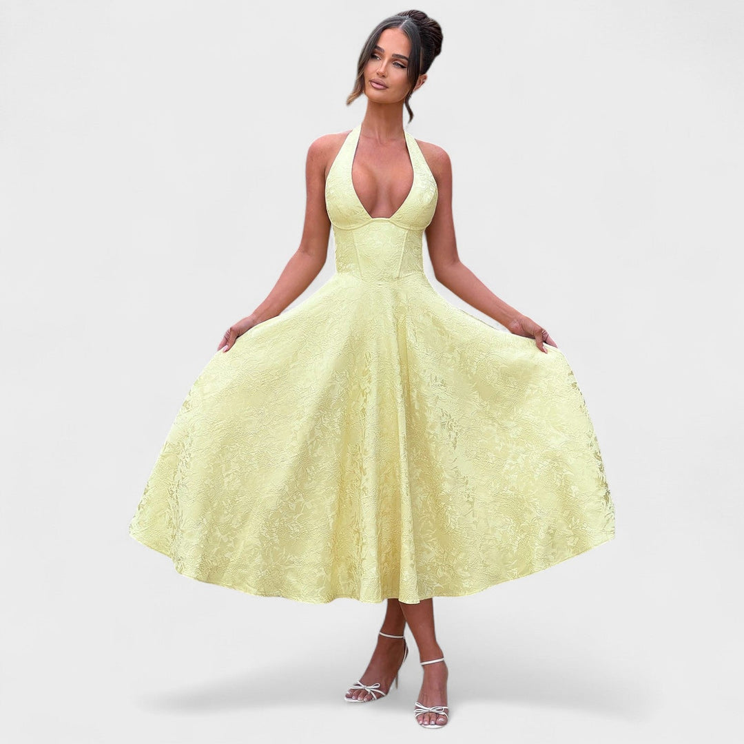 Olivia Sydney - Textured Midi Dress