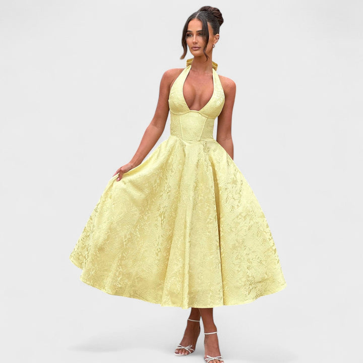 Olivia Sydney - Textured Midi Dress