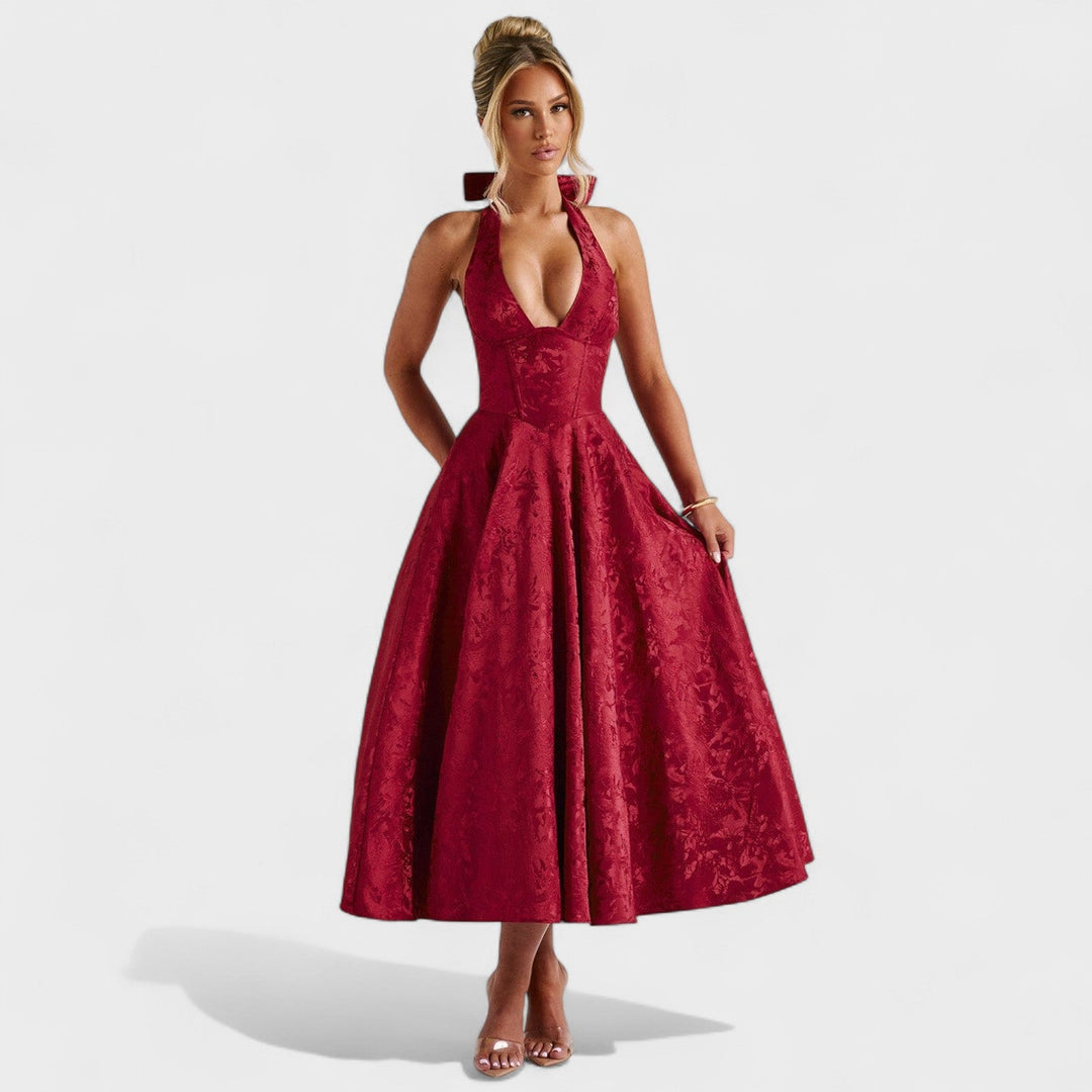Olivia Sydney - Textured Midi Dress