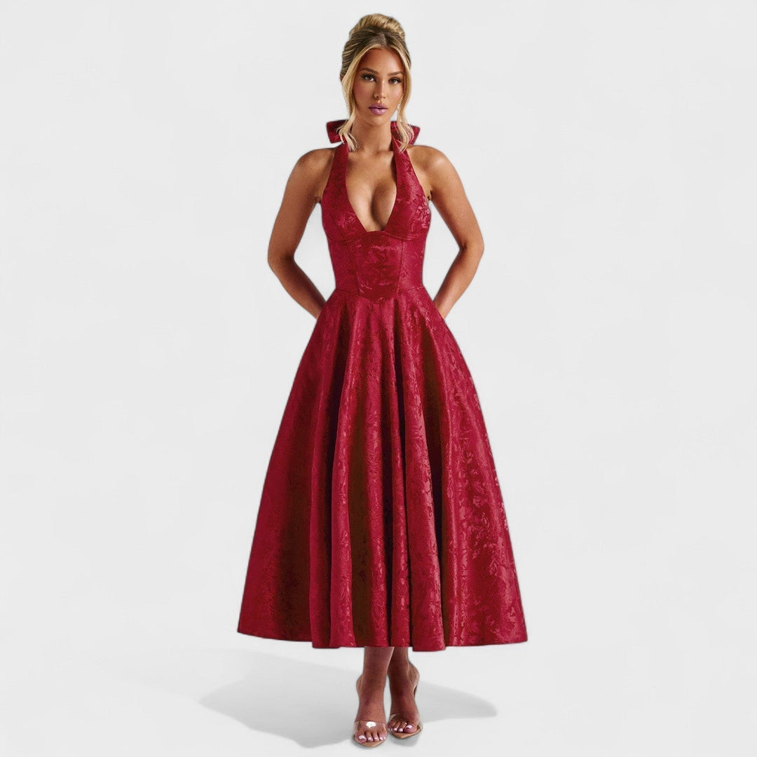 Olivia Sydney - Textured Midi Dress