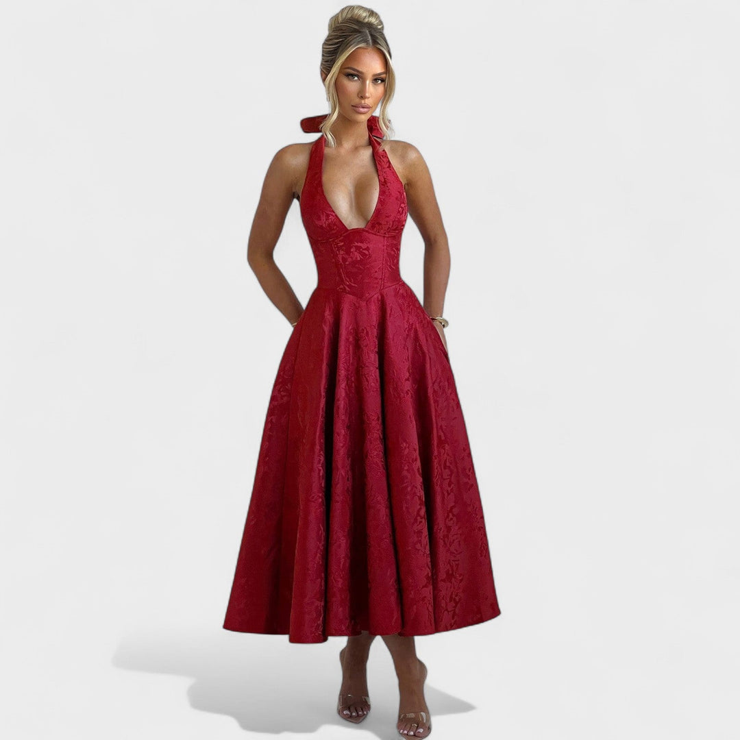 Olivia Sydney - Textured Midi Dress