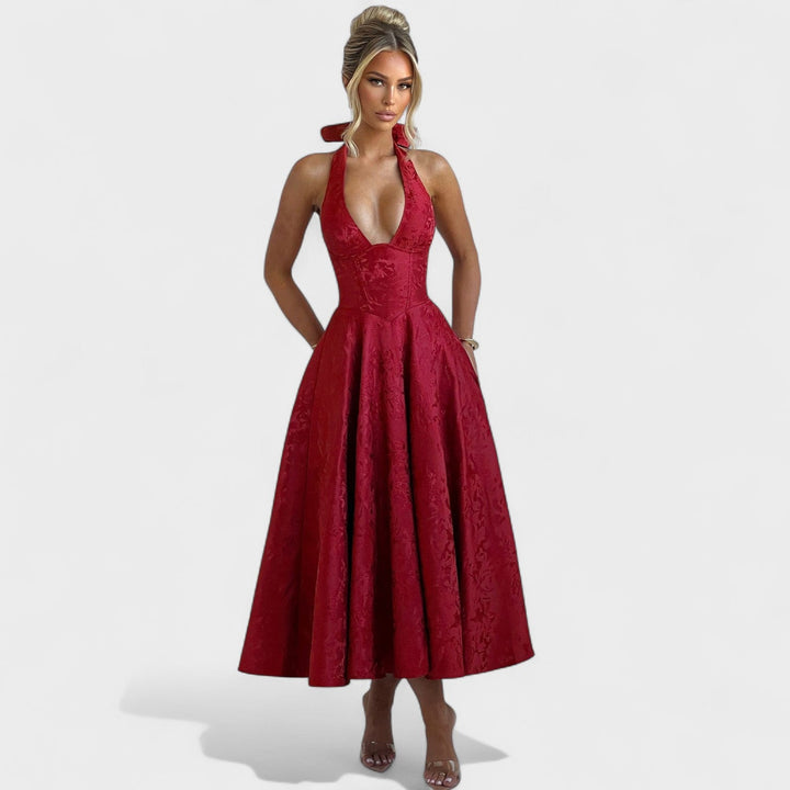 Olivia Sydney - Textured Midi Dress