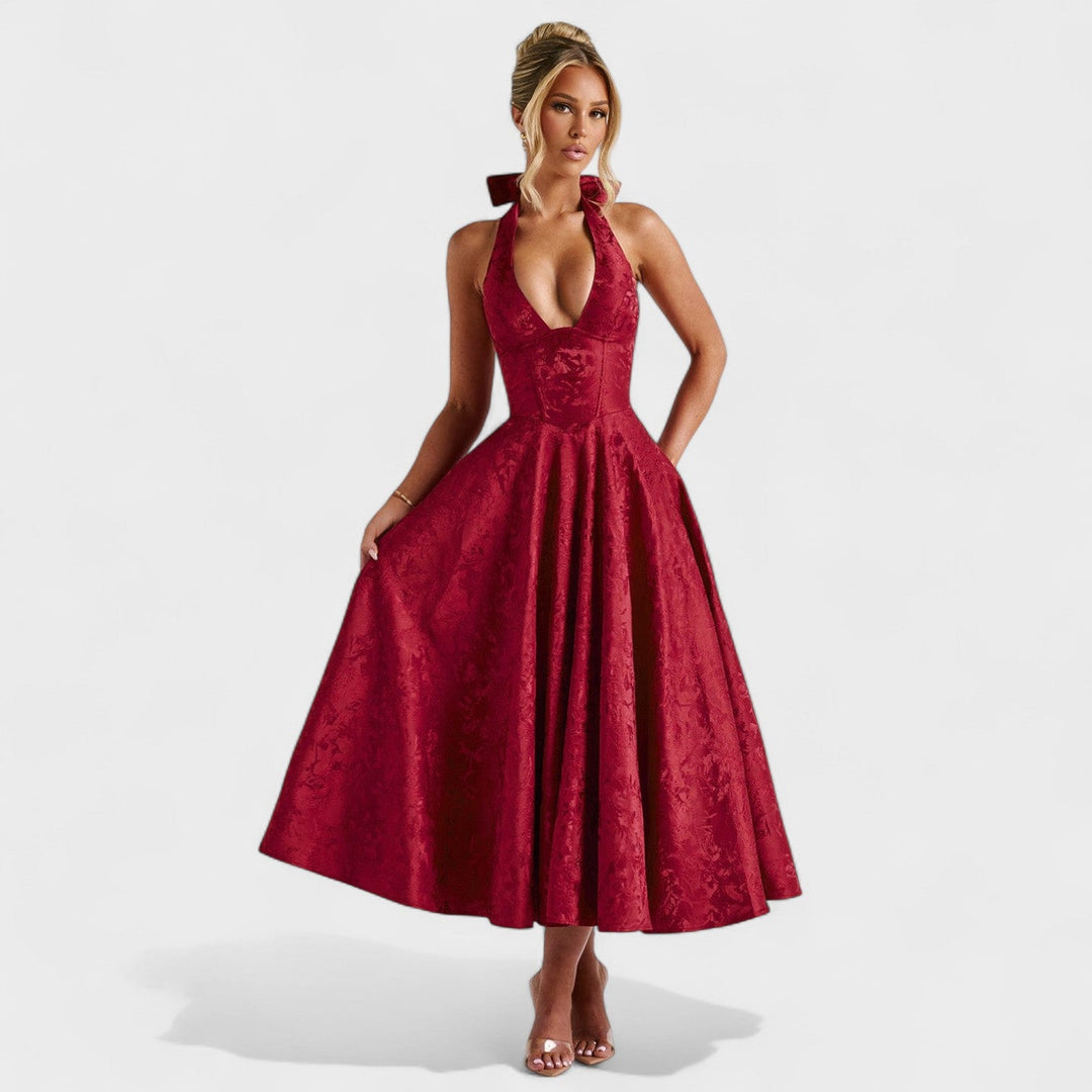 Olivia Sydney - Textured Midi Dress