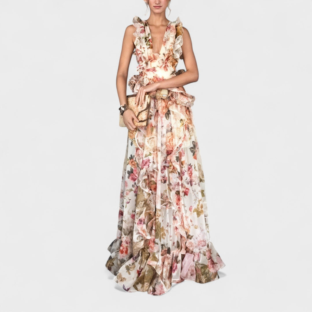Olivia Sydney - Ruffled Long Dress