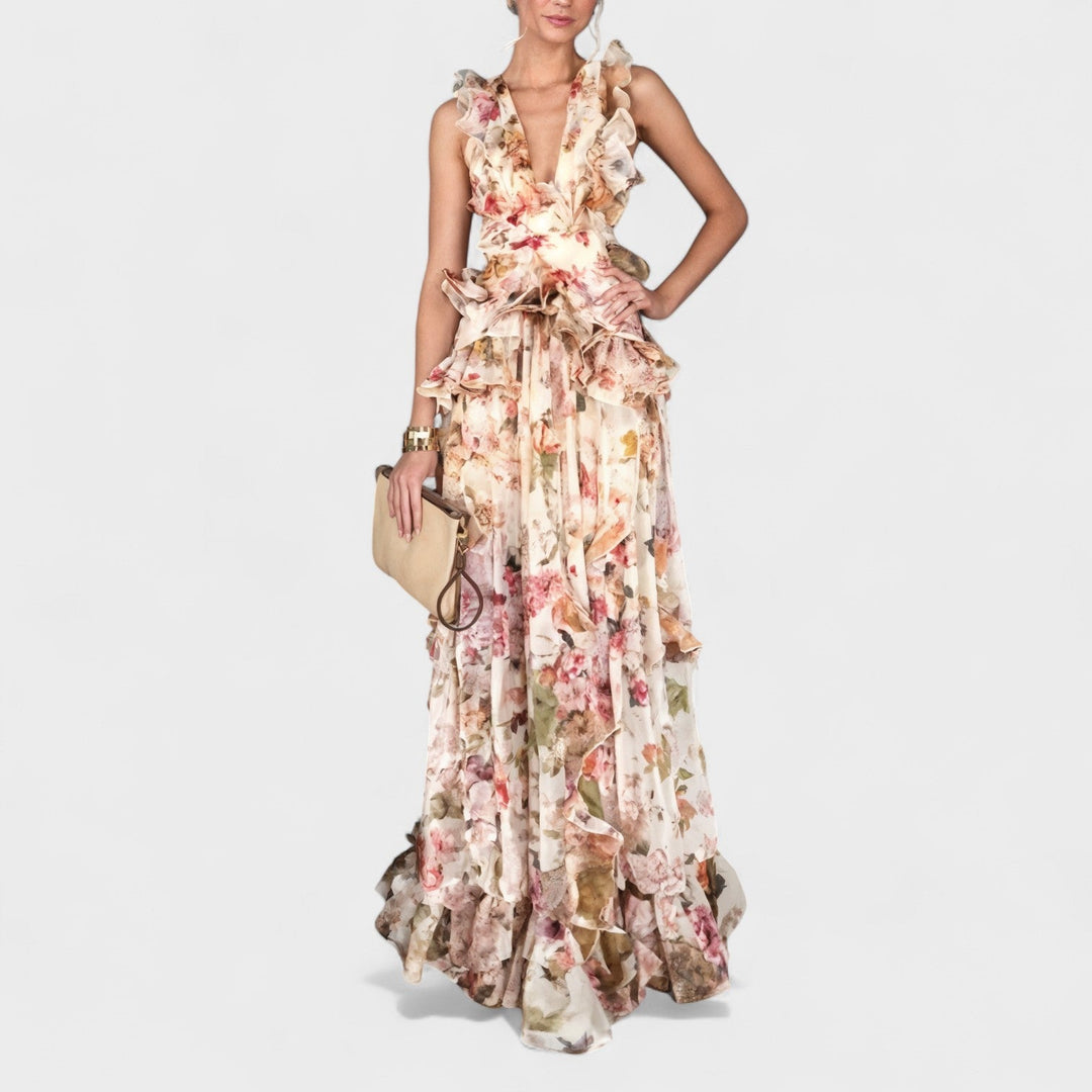 Olivia Sydney - Ruffled Long Dress
