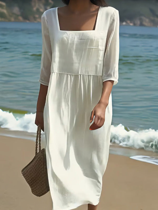 Olivia Sydney - Casual Embroidered Dress