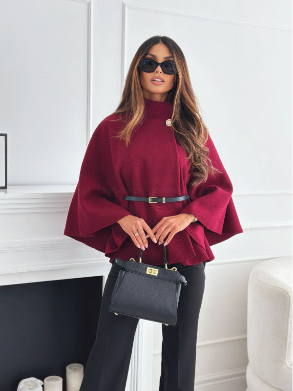 Olivia Sydney - Chic Butterfly Jacket with Belt