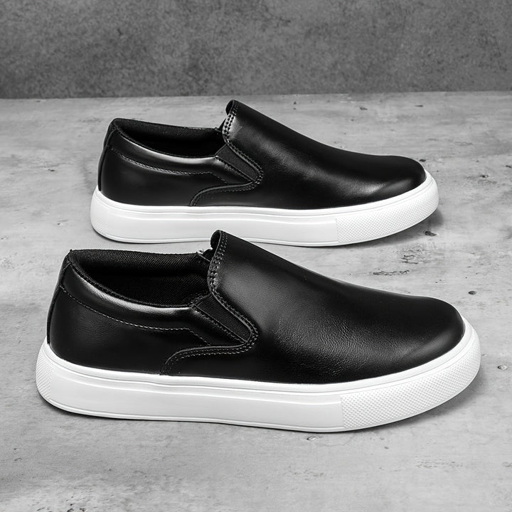 Olivia Sydney - Casual Leather Slip-Ons