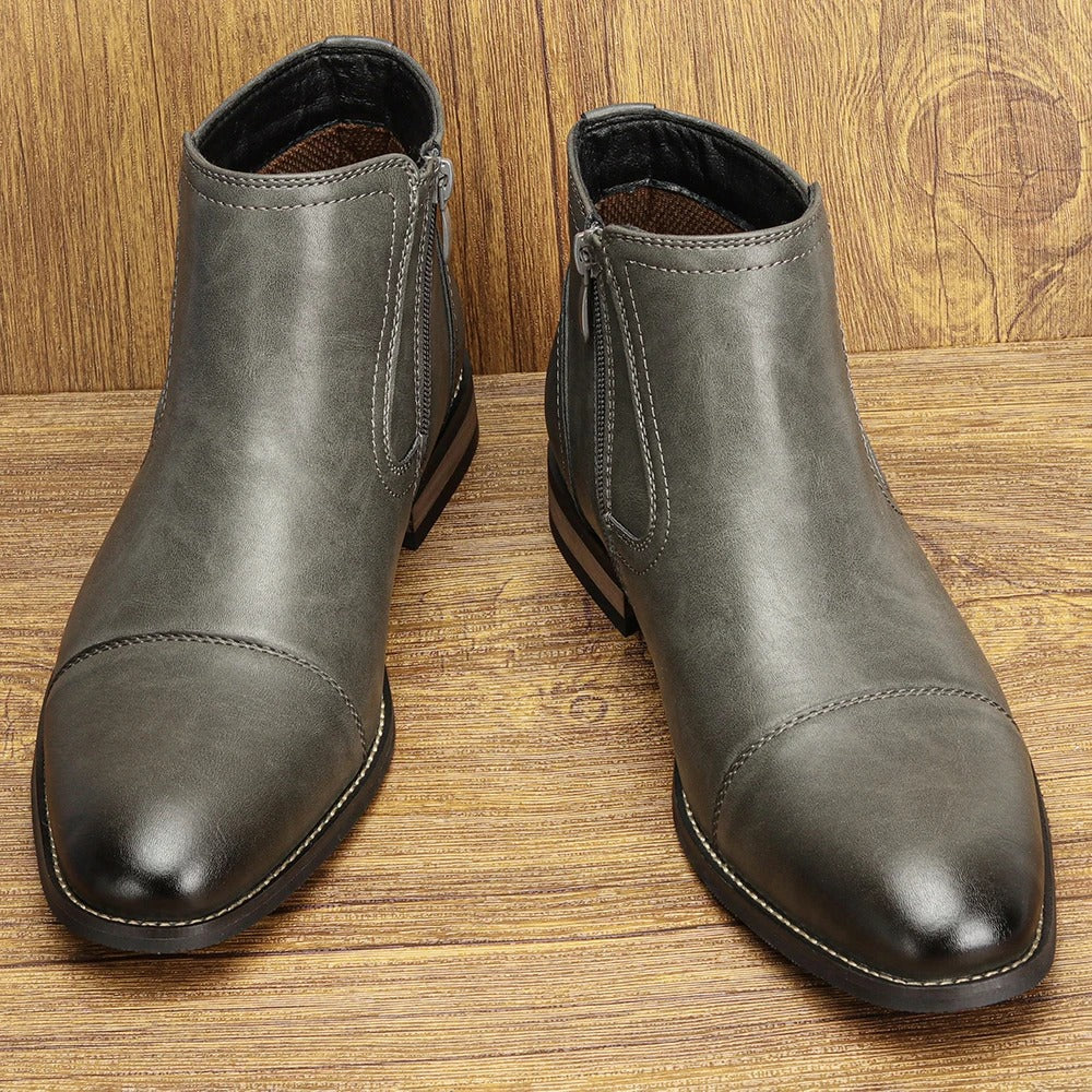 Olivia Sydney - Leather Chelsea Boots