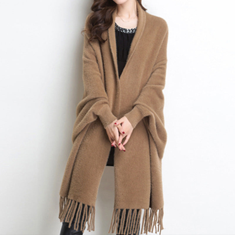 Olivia Sydney - Elegant Fringed Coat