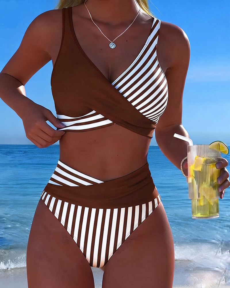 Olivia Sydney - Elegance Striped Bikini
