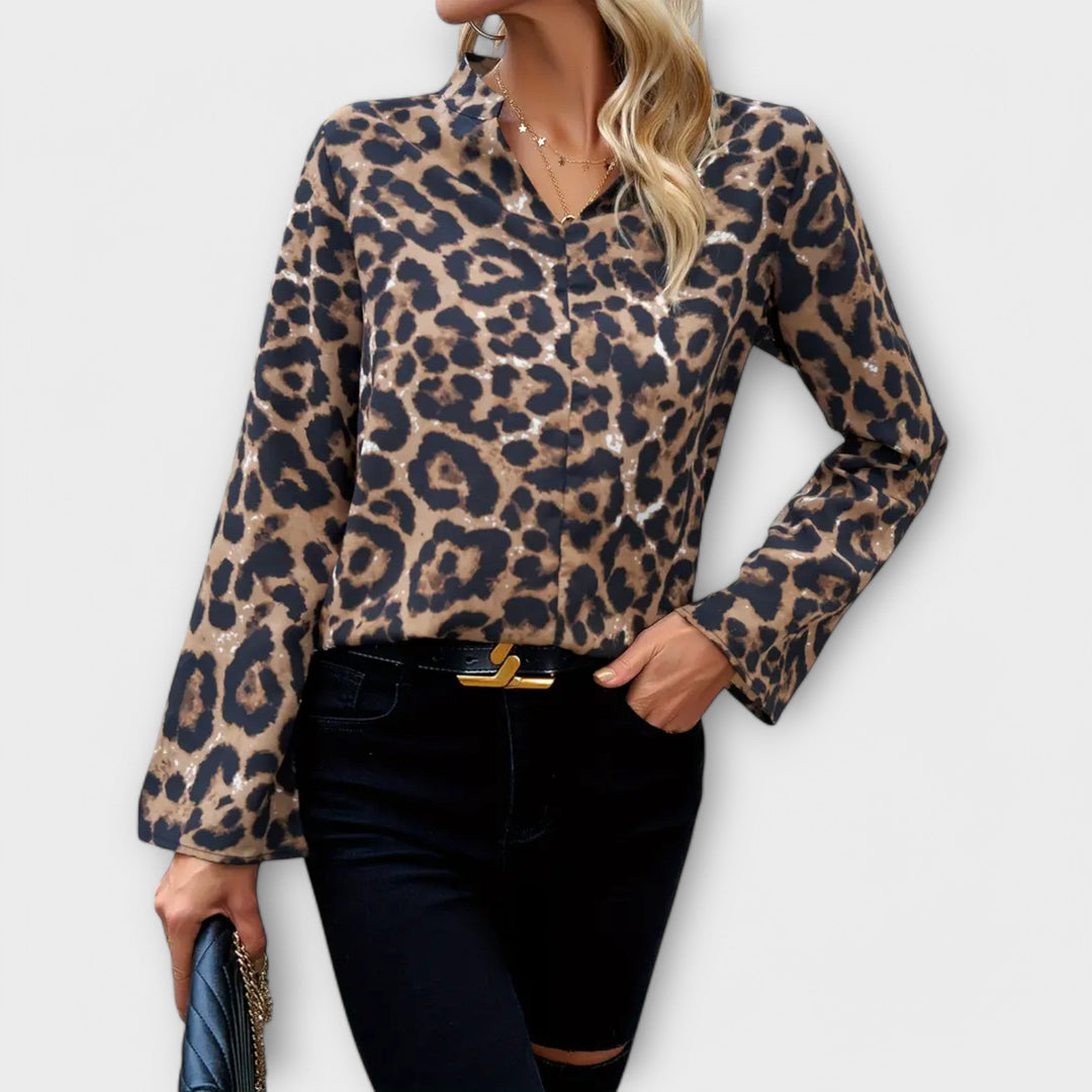 Olivia Sydney - Casual Leopard Blouse