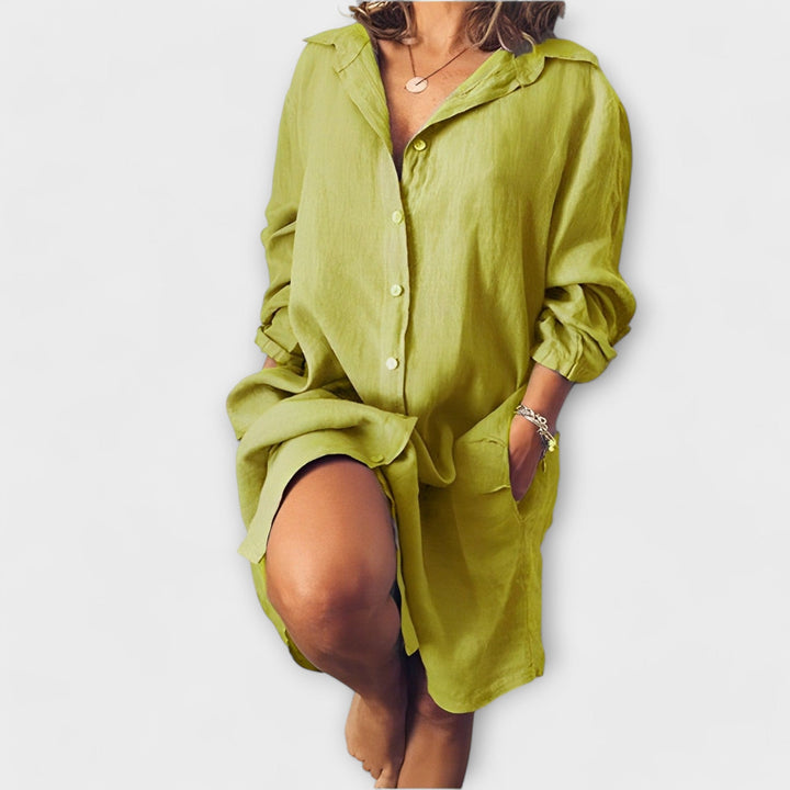 Olivia Sydney - Casual Linen Blouse