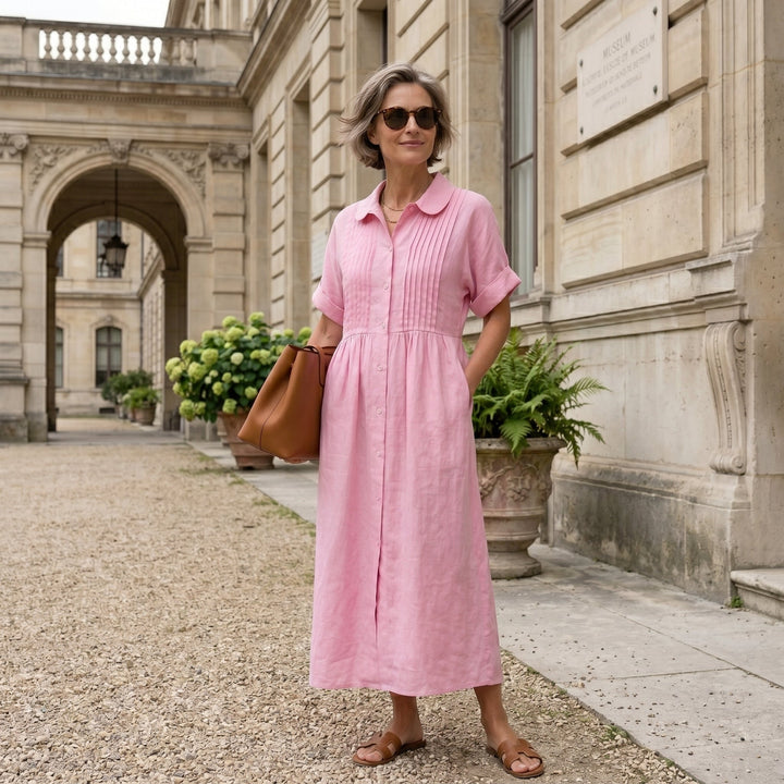 Olivia Sydney - Elegant Linen Dress