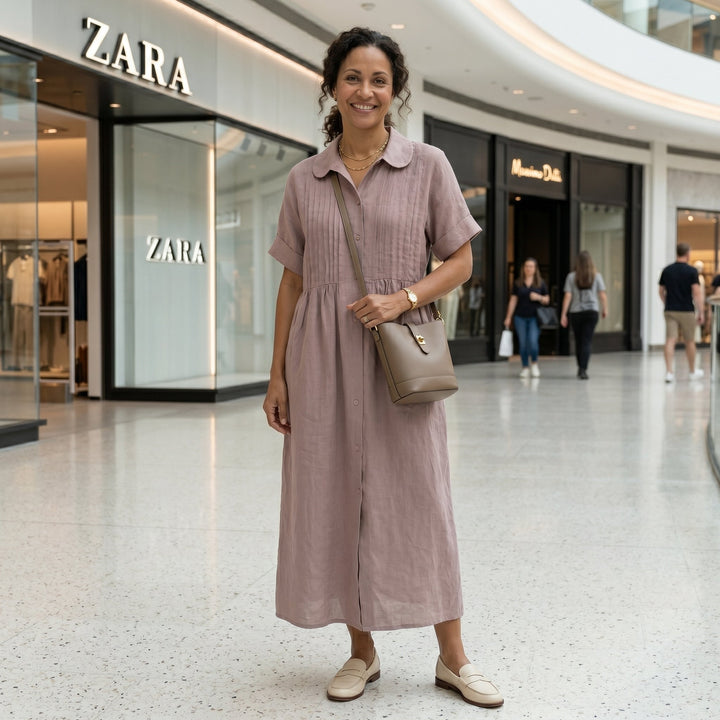 Olivia Sydney - Elegant Linen Dress