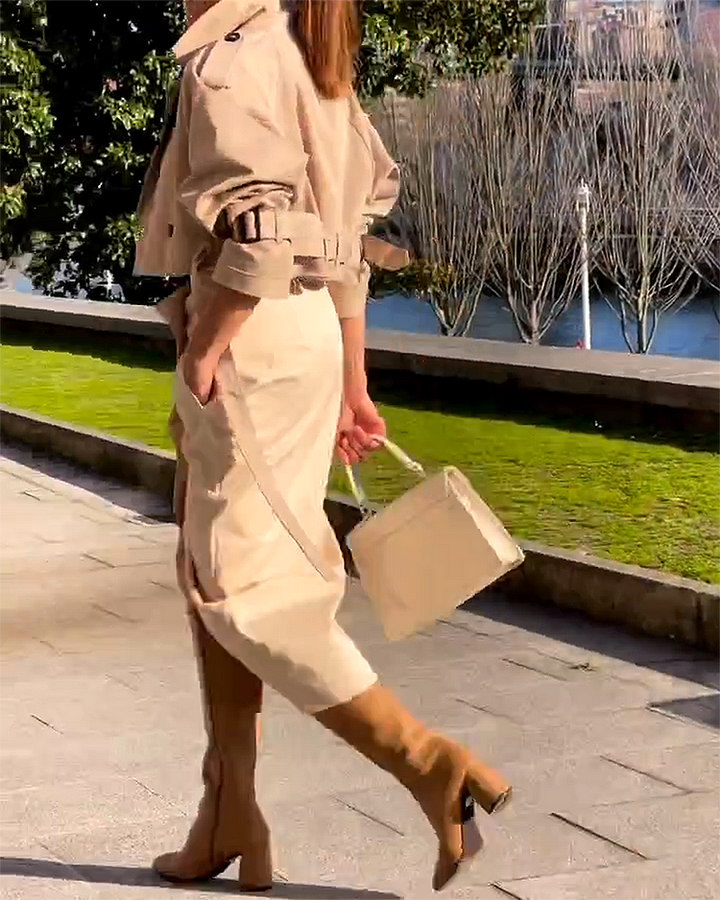 Olivia Sydney - Elegant Two-Piece Set with Jacket and Skirt