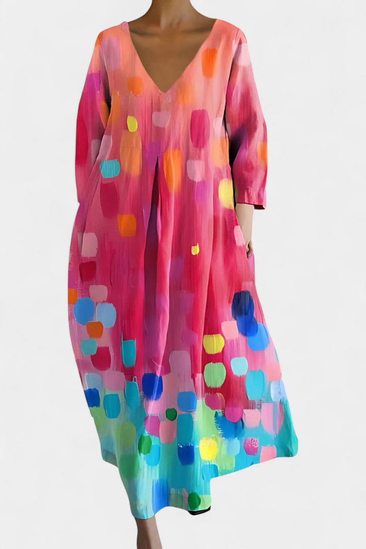 Olivia Sydney - Printed Flowing Dress