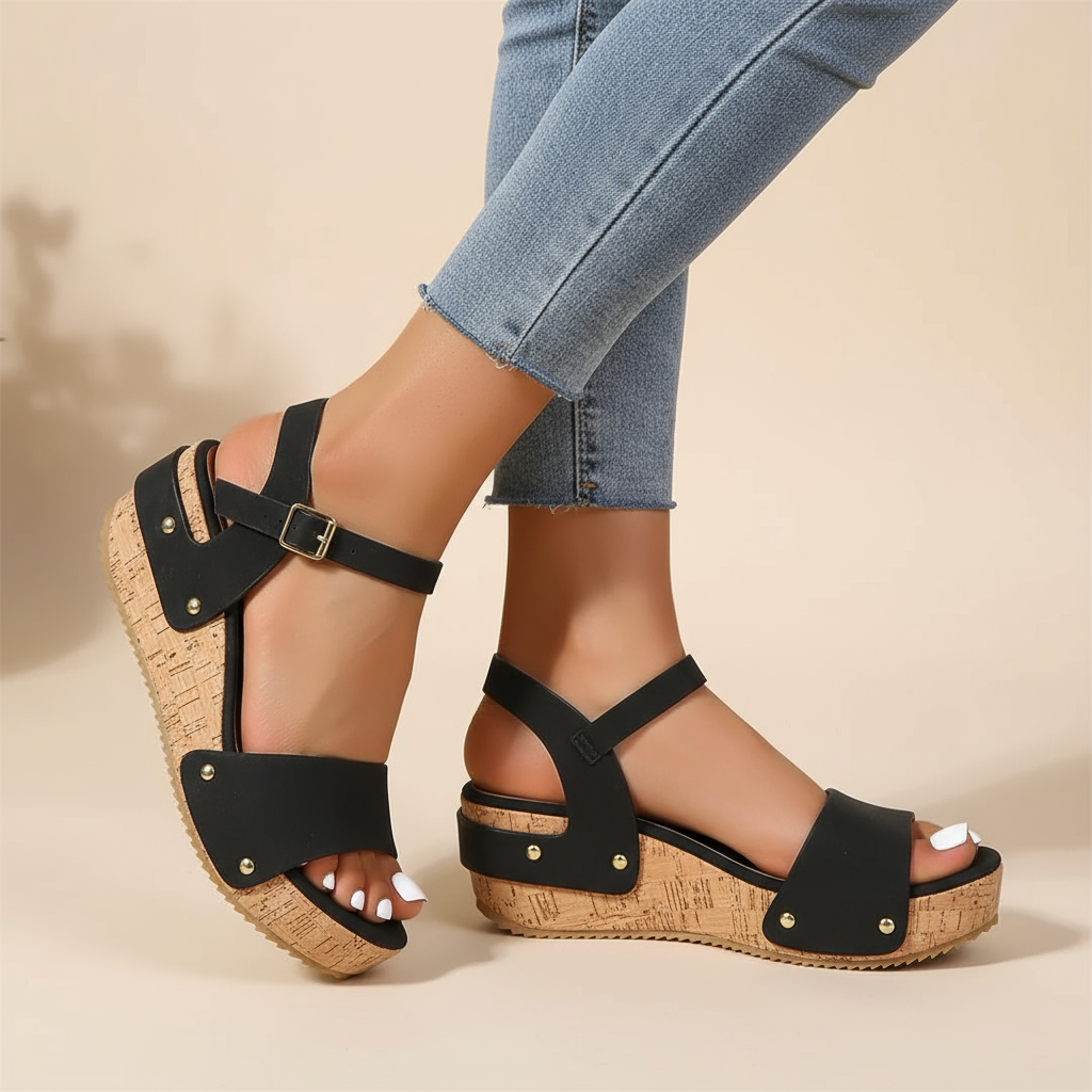 Olivia Sydney - elegant minimalist heeled sandal