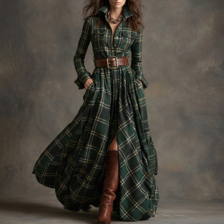 Olivia Sydney - Belted Shirt Dress