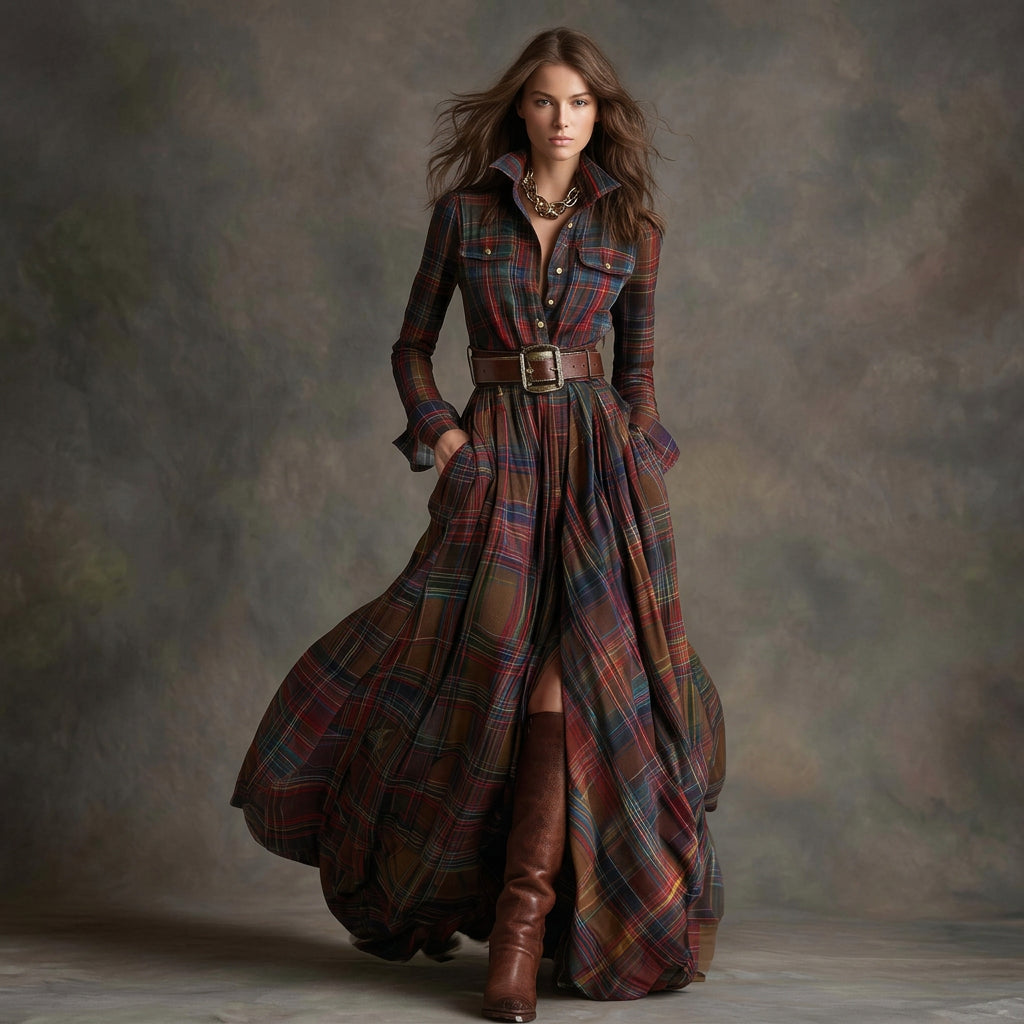 Olivia Sydney - Belted Shirt Dress