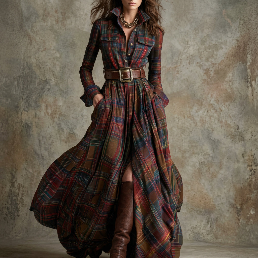 Olivia Sydney - Belted Shirt Dress