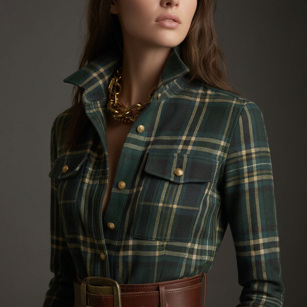 Olivia Sydney - Belted Shirt Dress