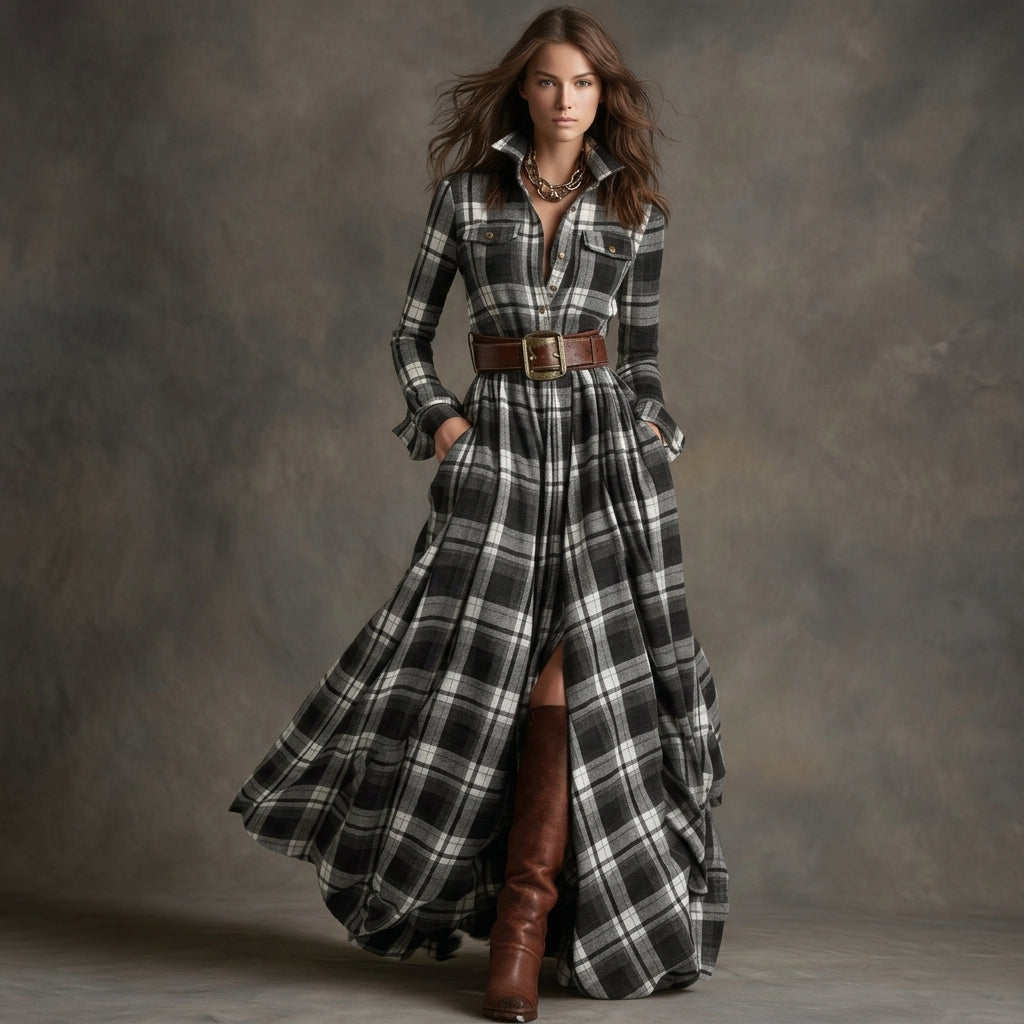 Olivia Sydney - Belted Shirt Dress