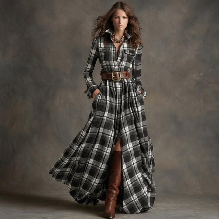 Olivia Sydney - Belted Shirt Dress