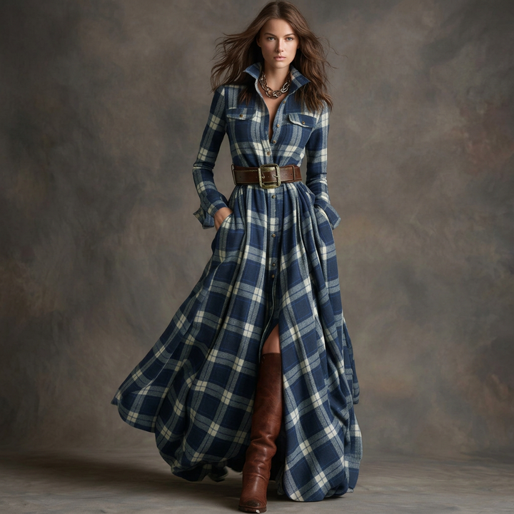 Olivia Sydney - Belted Shirt Dress