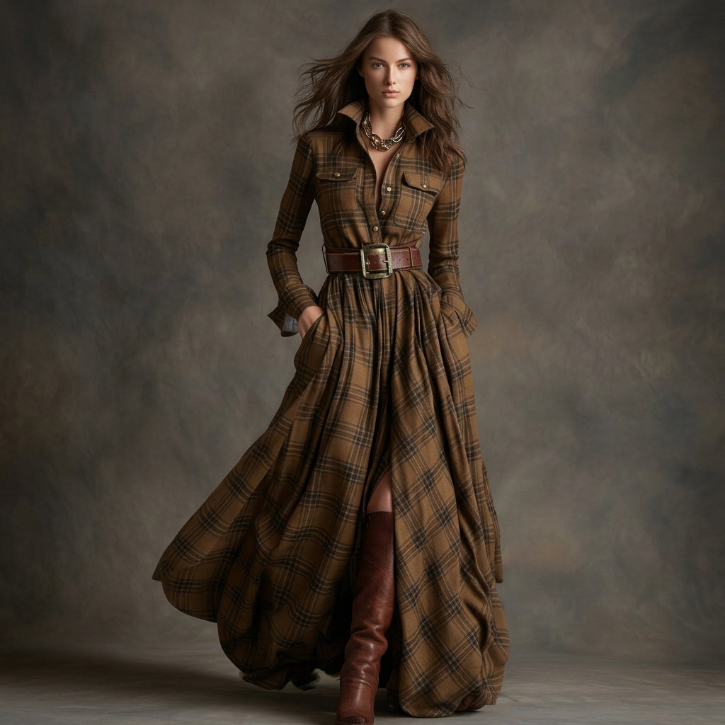Olivia Sydney - Belted Shirt Dress