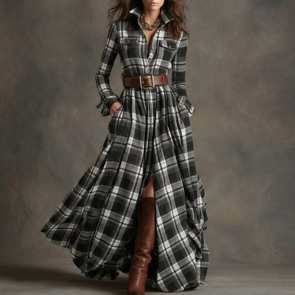 Olivia Sydney - Belted Shirt Dress