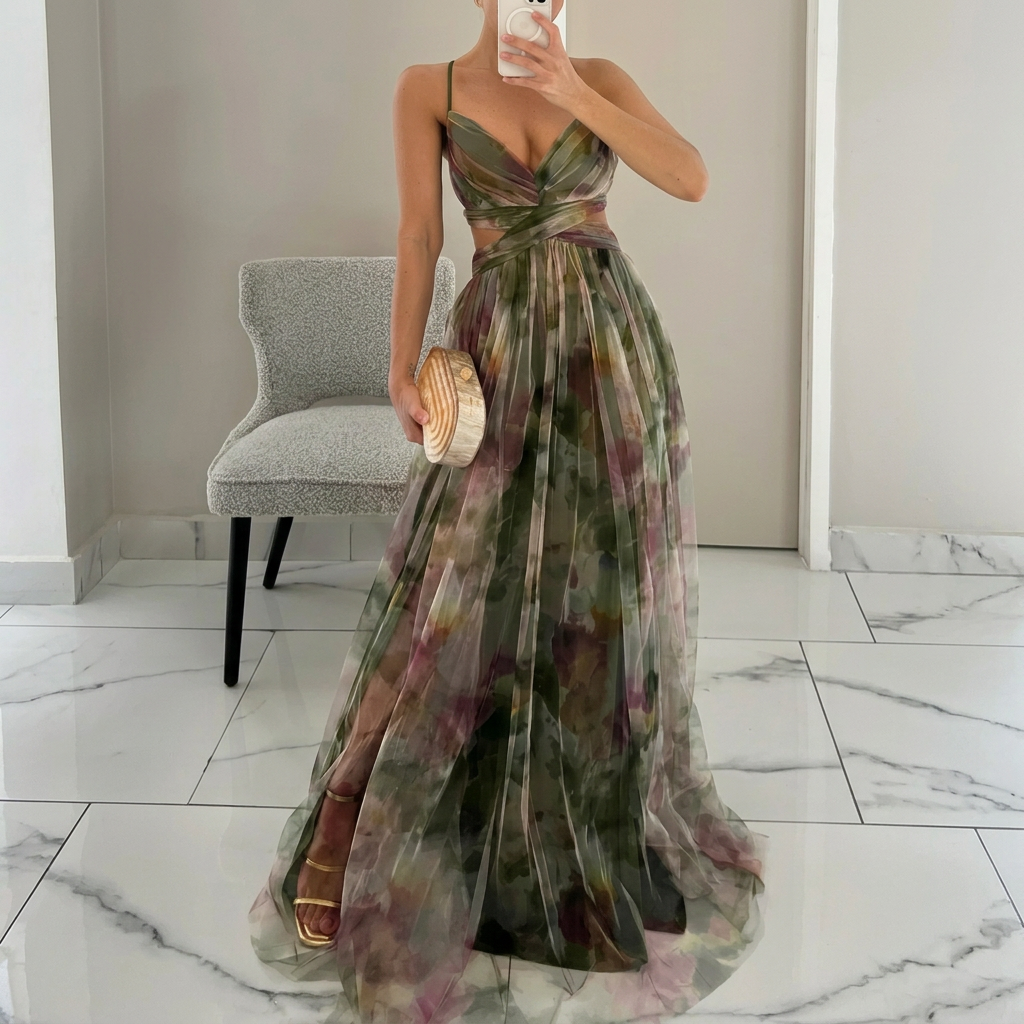 Olivia Sydney - Floral Print Maxi Dress