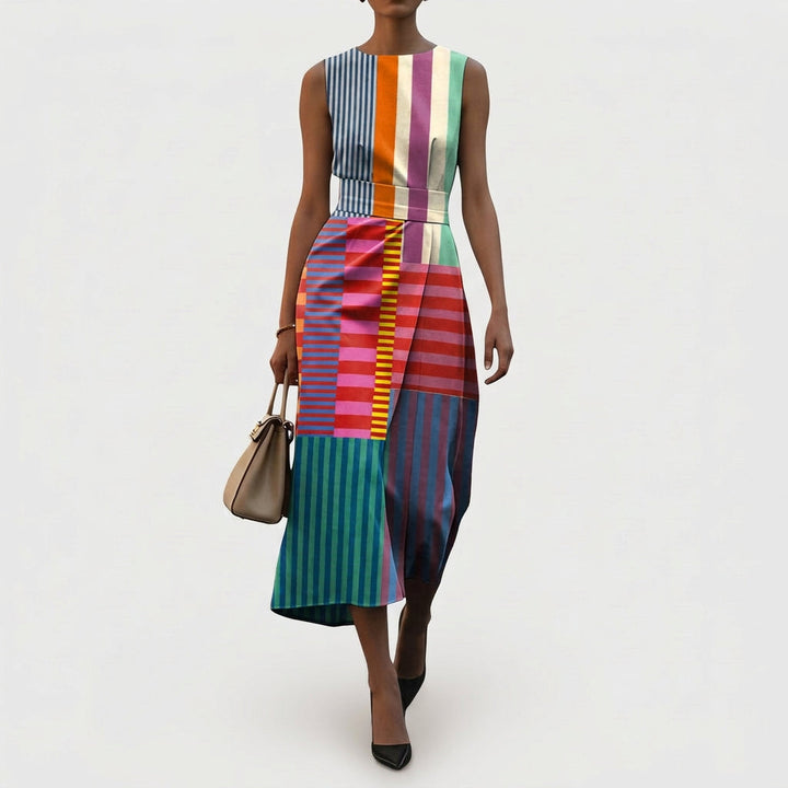 Olivia Sydney - Sleeveless Printed Dress