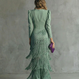 Clara – Elegantna Haljina s Resicama