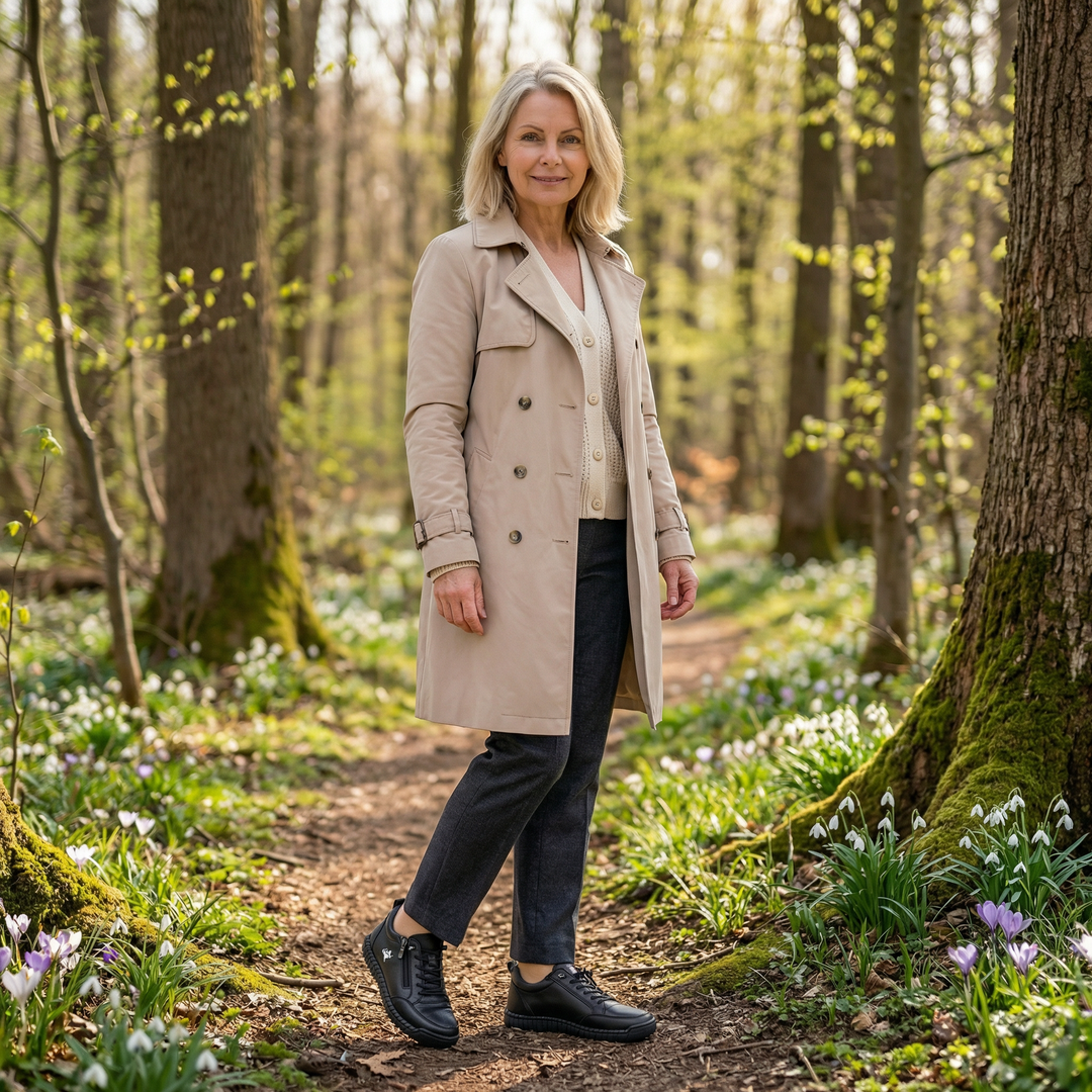 Olivia Sydney - Casual Natural Rubber Sneakers