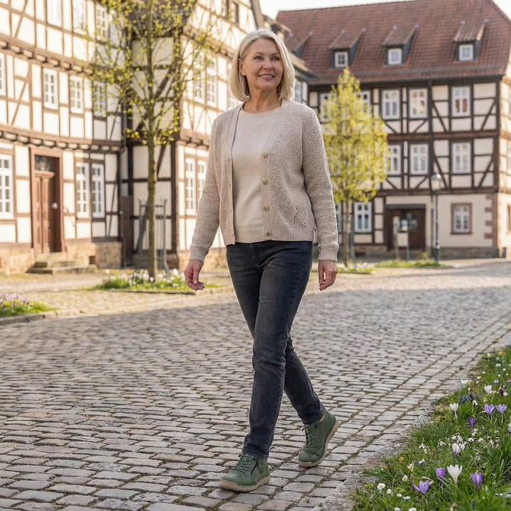 Olivia Sydney - Casual Natural Rubber Sneakers