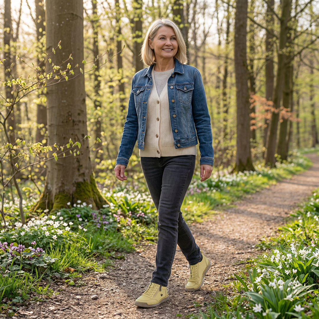 Olivia Sydney - Casual Natural Rubber Sneakers