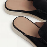 Crni Suede Yacht Mule