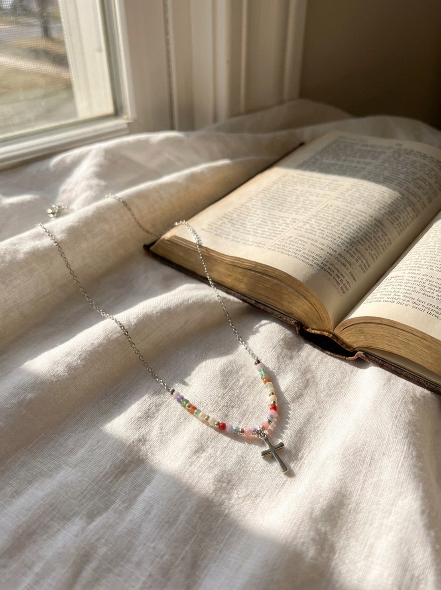 Olivia Sydney - Colorful Cross Necklace