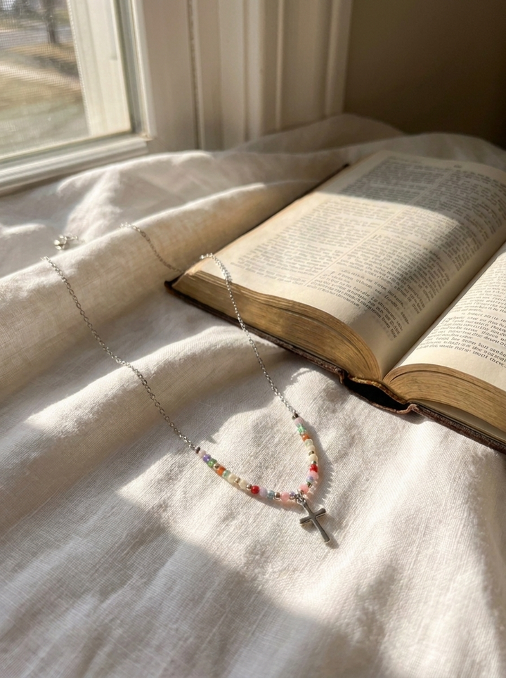 Olivia Sydney - Colorful Cross Necklace