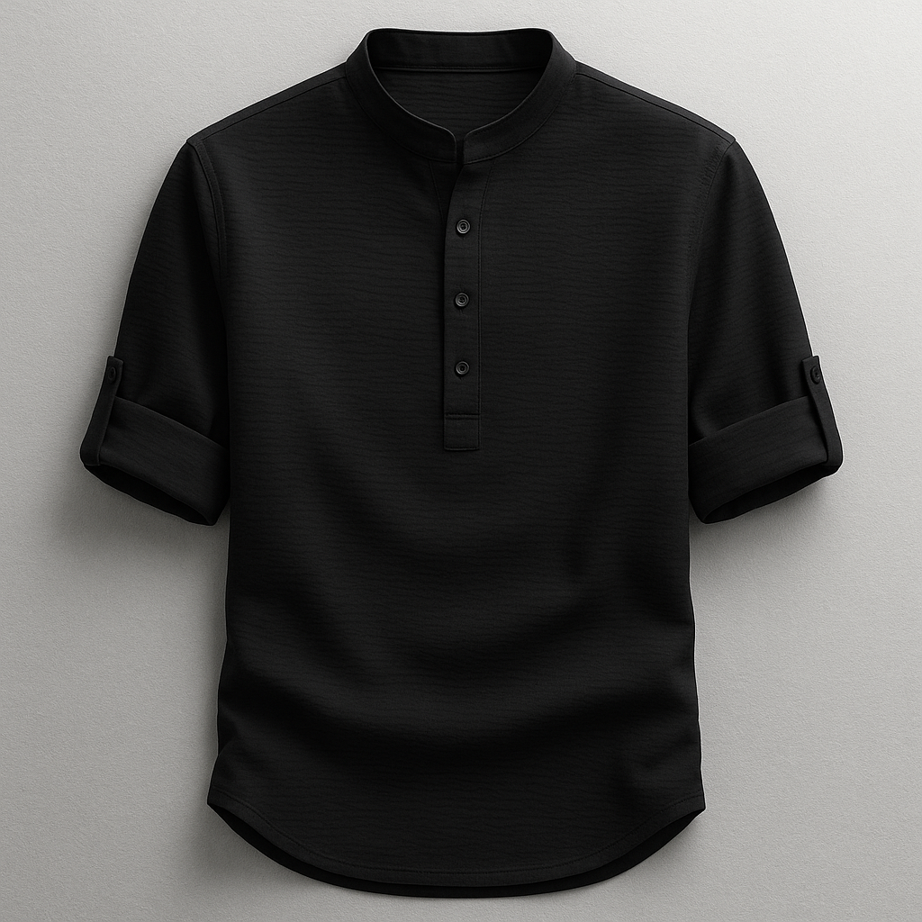 Olivia Sydney - Casual Henley Polo