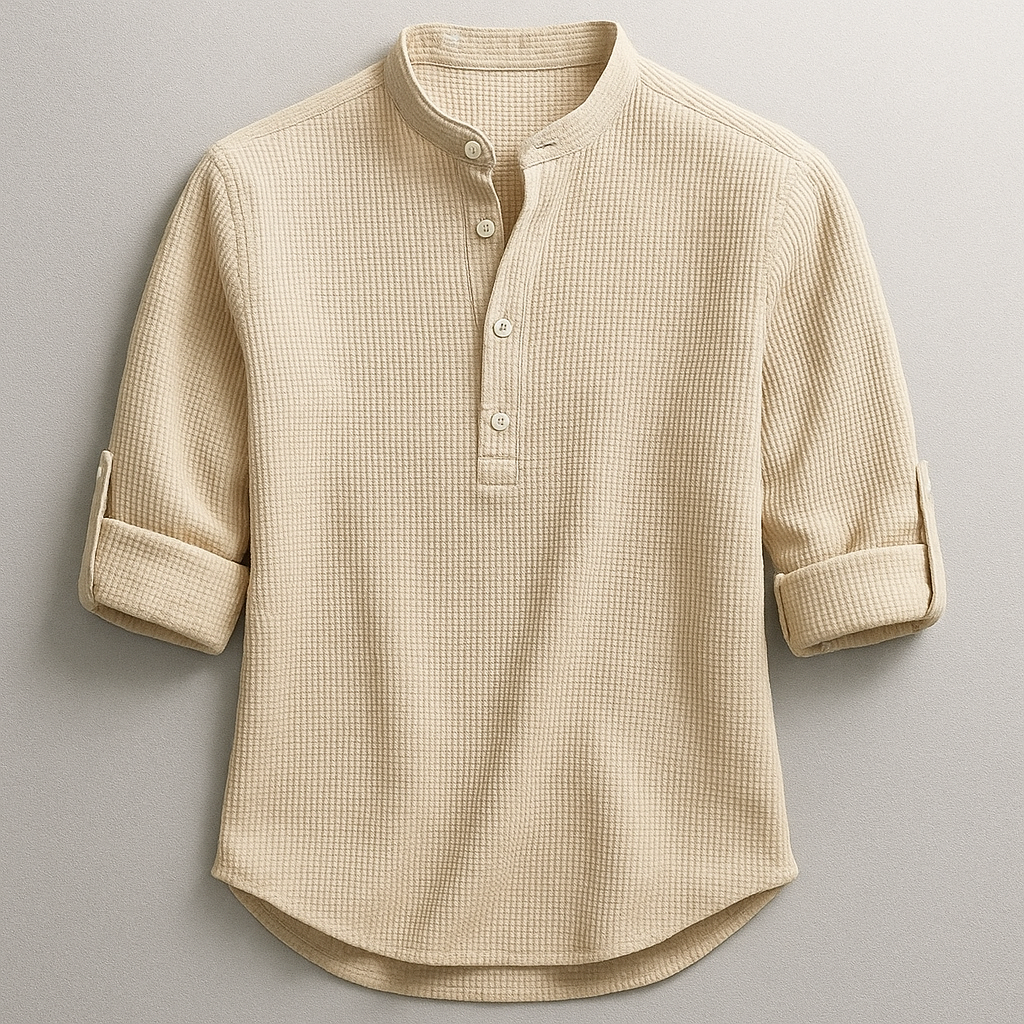Olivia Sydney - Casual Henley Polo