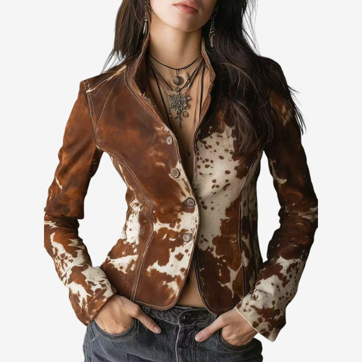 Olivia Sydney - Faux Leather Blazer