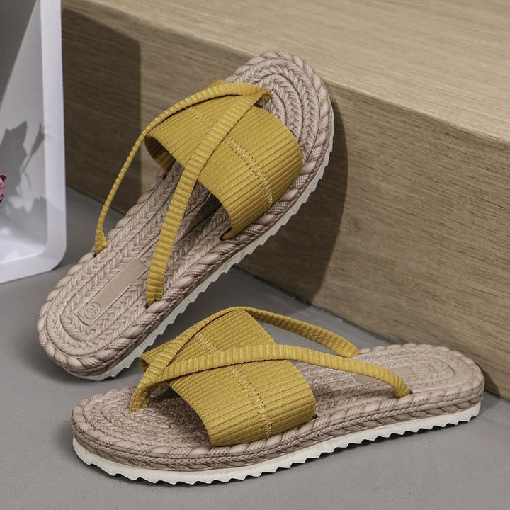 Olivia Sydney - Lightweight Walking Sandal with Crossed Straps