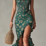 Mika – Boho Retro Maxi Haljina