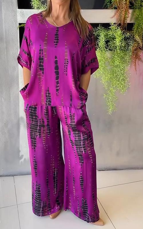 Olivia Sydney - Printed Casual Set