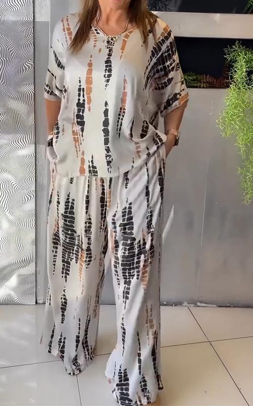 Olivia Sydney - Printed Casual Set