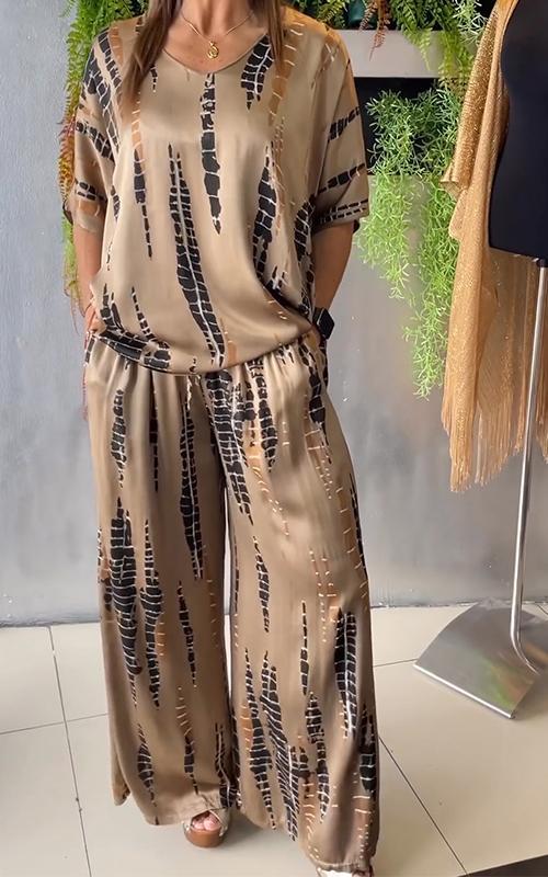 Olivia Sydney - Printed Casual Set